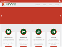 Tablet Screenshot of lusocom.net